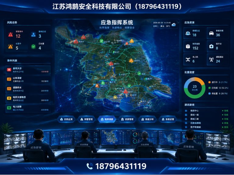 岳阳应急指挥系统展示图